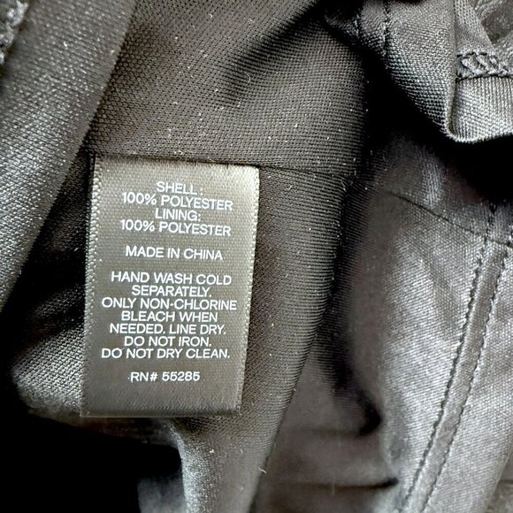 EXPRESS Metallic Top Size Large Metallic Gray Black Pleated Womens Cami NWOT - Picture 8 of 8